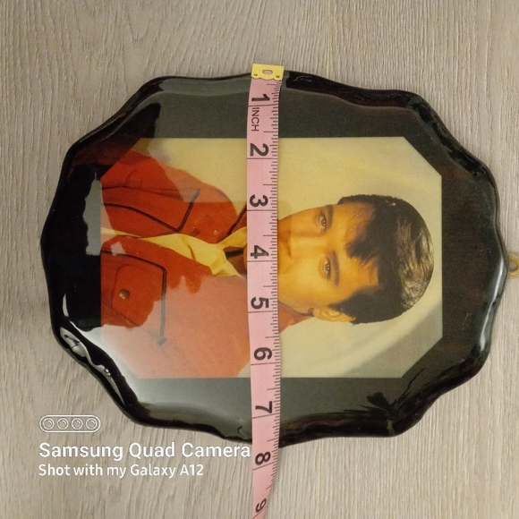 Vintage Elvis wall picture 9"x8"x0.5" - Picture 6 of 7